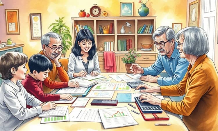 Planejamento para Alcançar Metas Financeiras Ambiciosas em Família